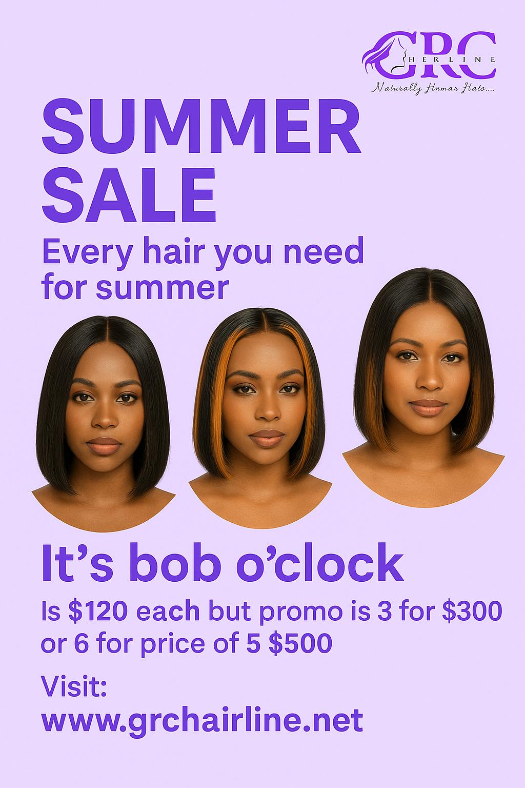 Bob on promo, get one ☝️