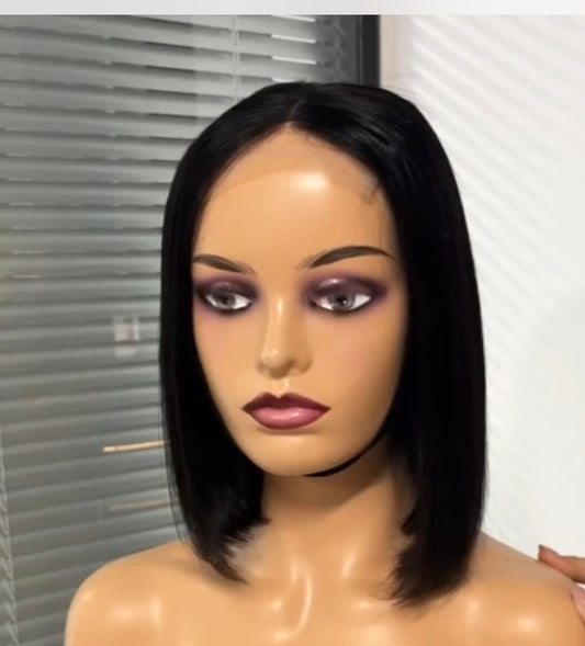 100% side part bob